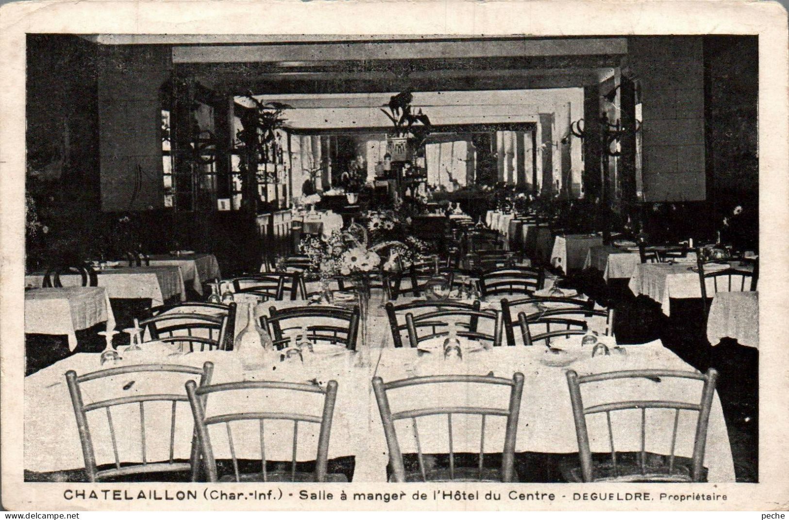 N°1235 W -cpa Chatelaillon -salle à Manger De L'hôtel Du Centre- - Châtelaillon-Plage