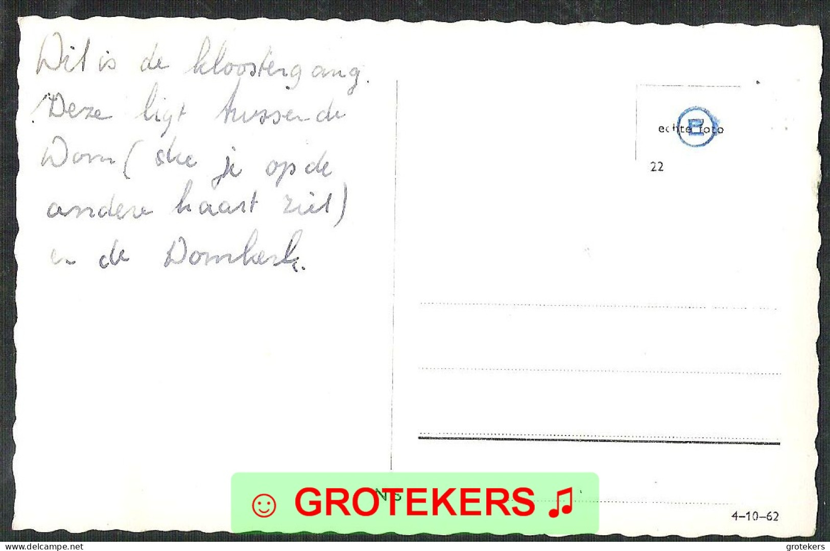 UTRECHT Kruisgang Tussen Dom En Domkerk 1962 - Utrecht