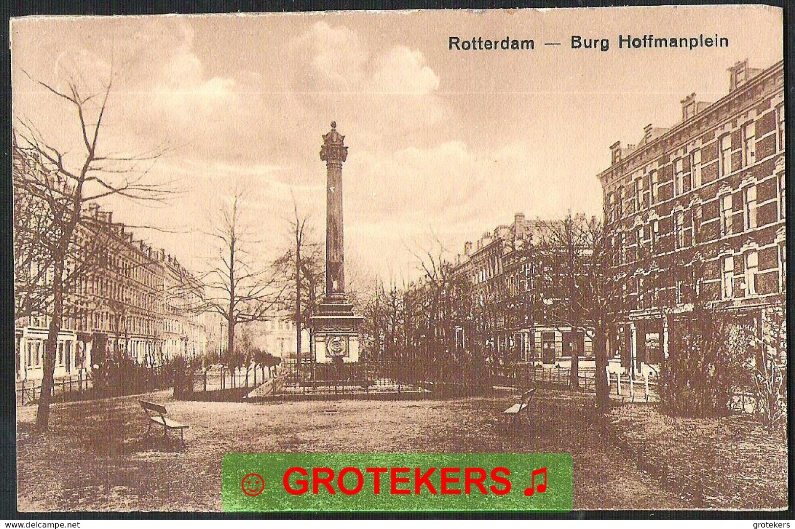 ROTTERDAM Burg. Hoffmanplein Ca 1930 ? - Rotterdam