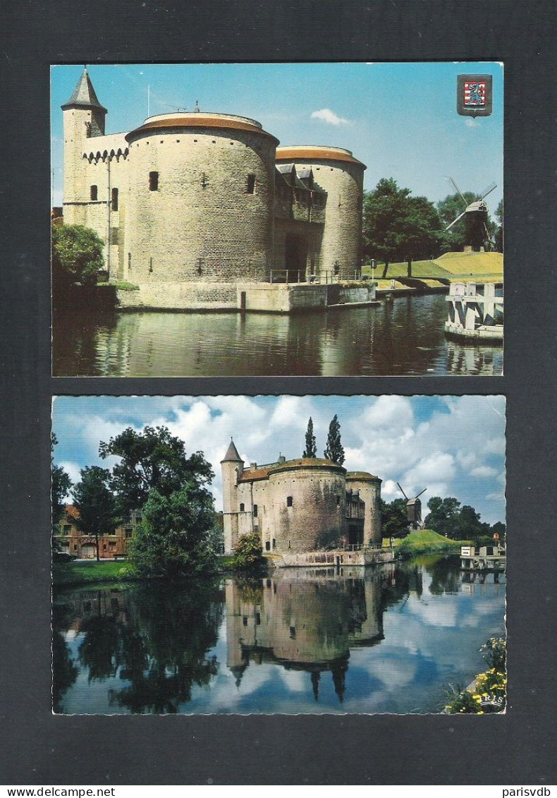 BRUGGE -  ST. KRUISPOORT  - 2 POSTKAARTEN    (13.999) - Brugge