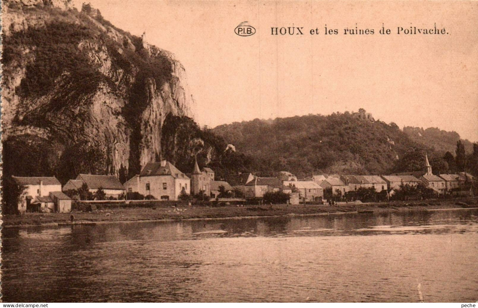 N°1236 W -cpa Houx Et Les Ruines De Poilvache- - Other & Unclassified