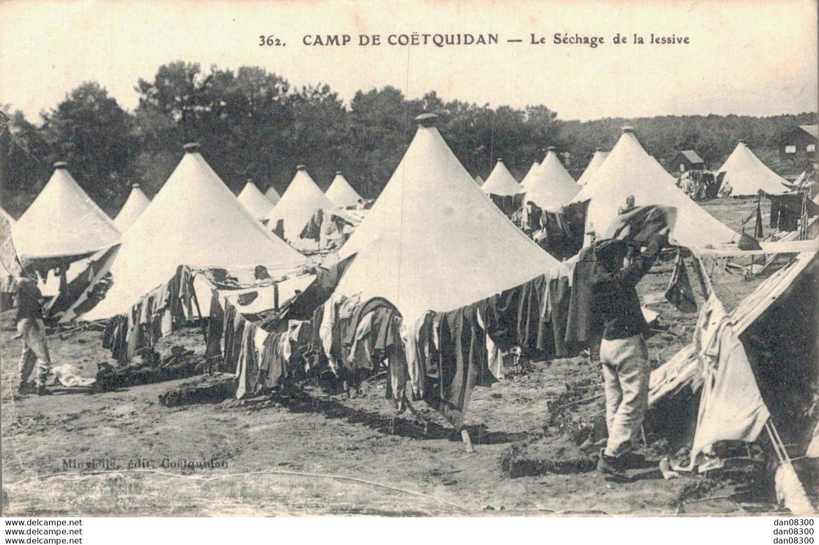 56 CAMP DE COETQUIDAN LE SECHAGE DE LA LESSIVE - Manoeuvres