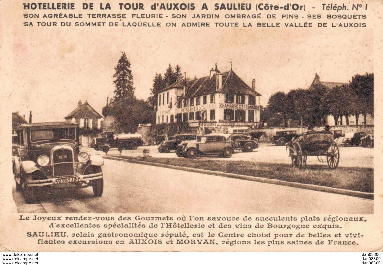 21 HOTELLERIE DE LA TOUR D'AUXOIS A SAULIEU - Saulieu