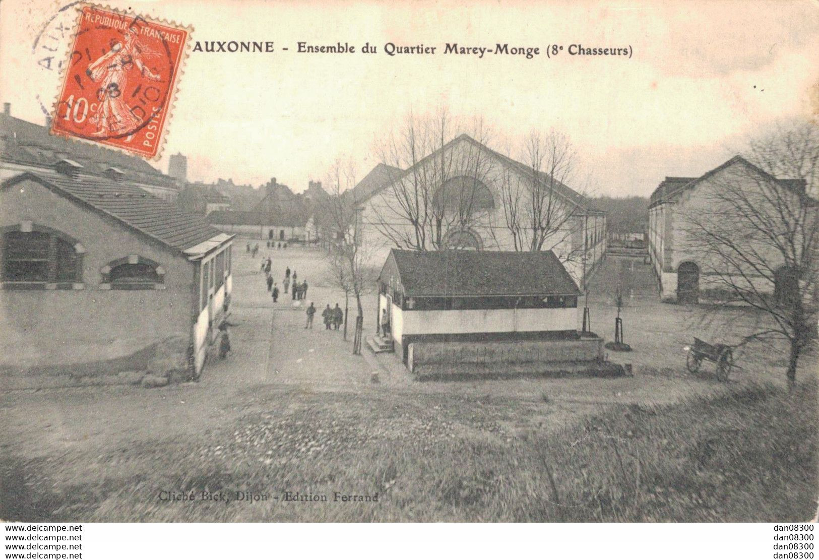 21 AUXONNE ENSEMBLE DU QUARTIER MAREY MONGE 8eme CHASSEUR - Casernes