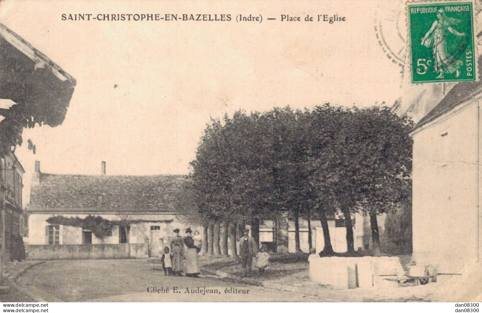 36 SAINT CHRISTOPHE EN BAZELLES PLACE DE L'EGLISE - Other & Unclassified