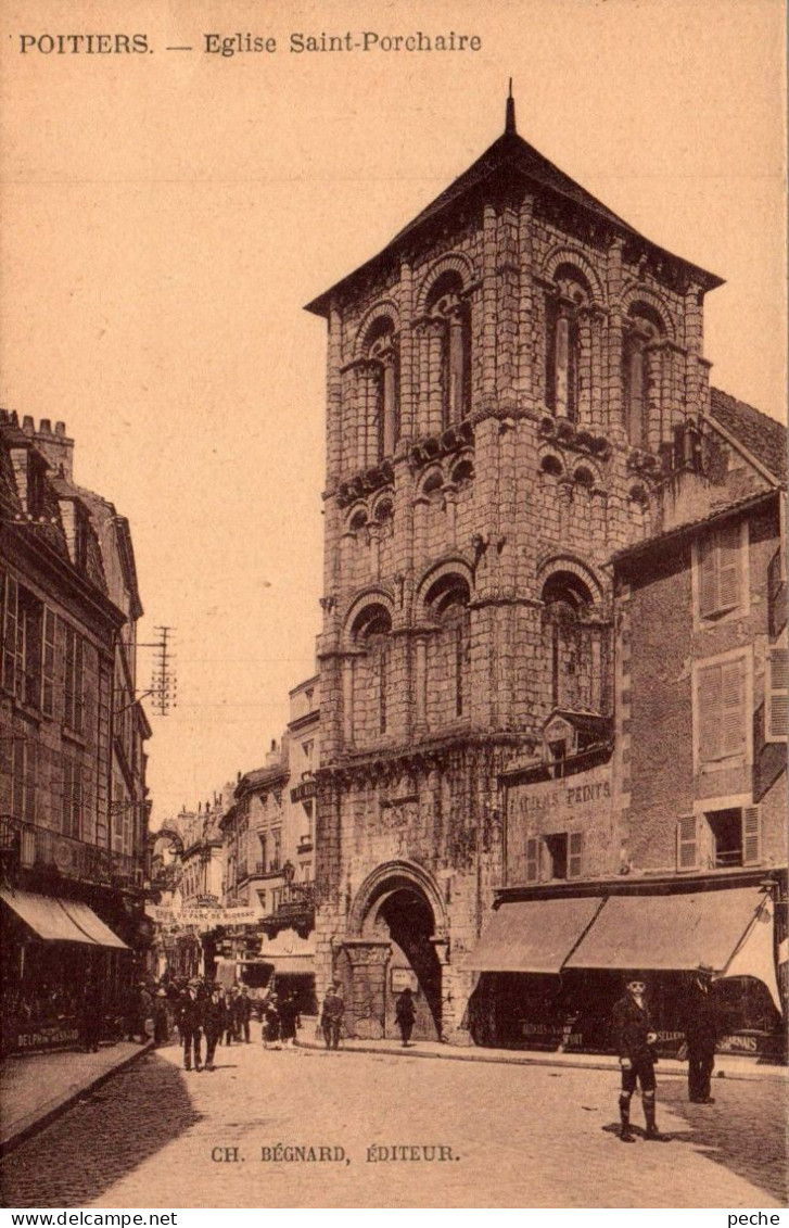 N°1237 W -cpa Poitiers -église Saint Porchaire- - Poitiers