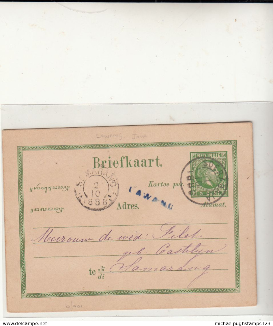 Netherlands East Indies / Stationery / Postmarks - Andere & Zonder Classificatie