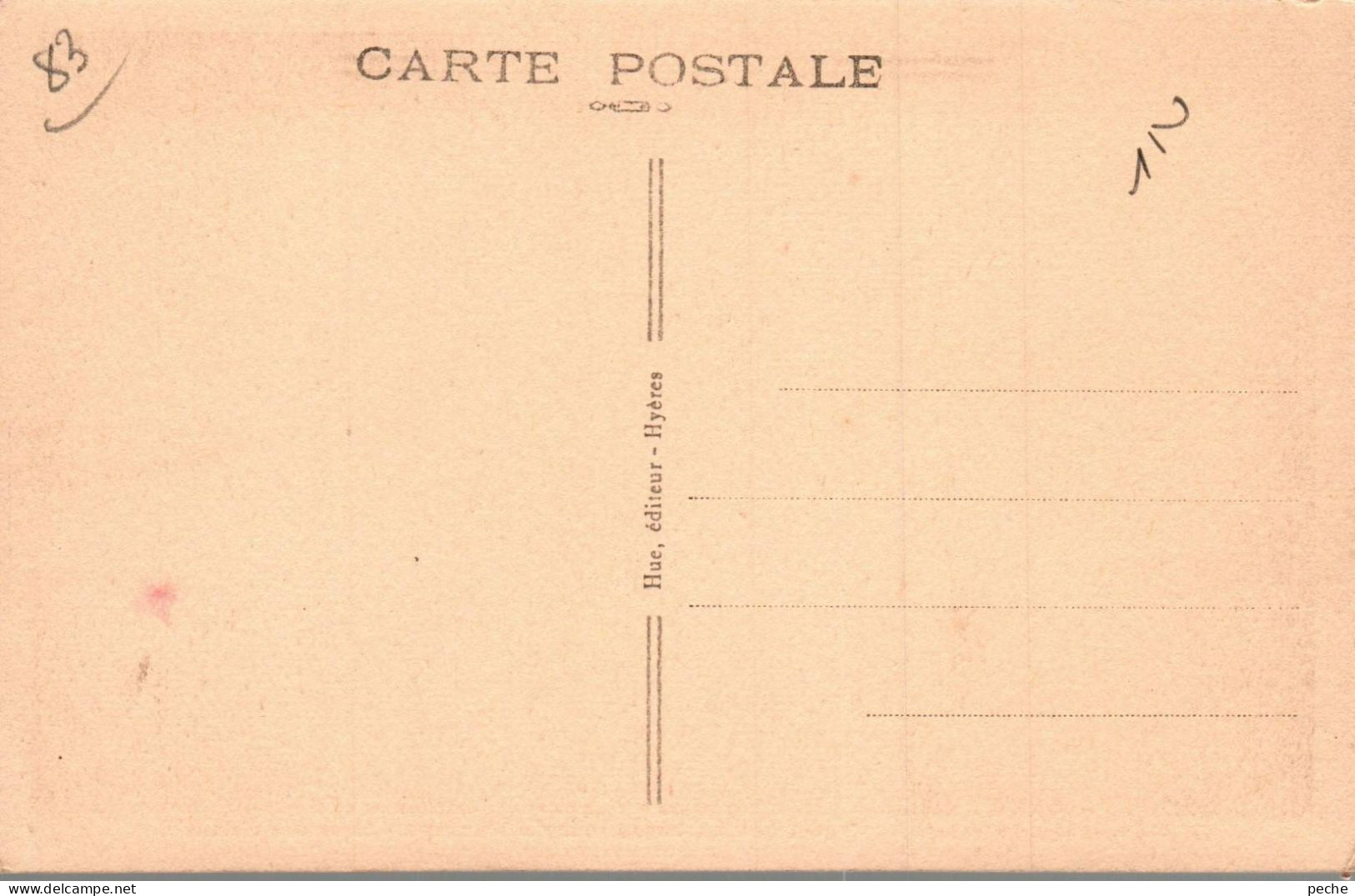 N°1238 W -cpa Hyères Les Palmiers -hôtel Des Ambassadeurs- - Hyeres