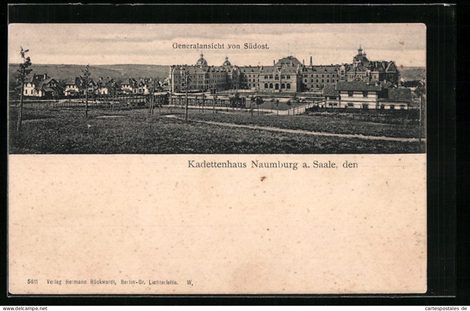 AK Naumburg A. Saale, Kadettenhaus, Ansicht Von Südost  - Naumburg (Saale)