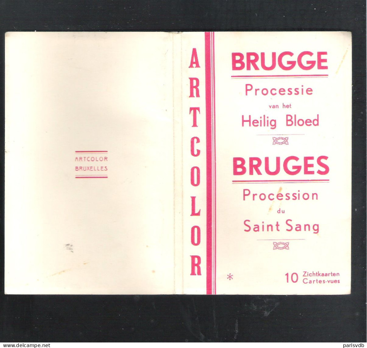 BRUGGE - HEILIG BLOED PROCESSIE - 10 POSTKAARTEN - NELS (6 Scans) (14.011) - Brugge