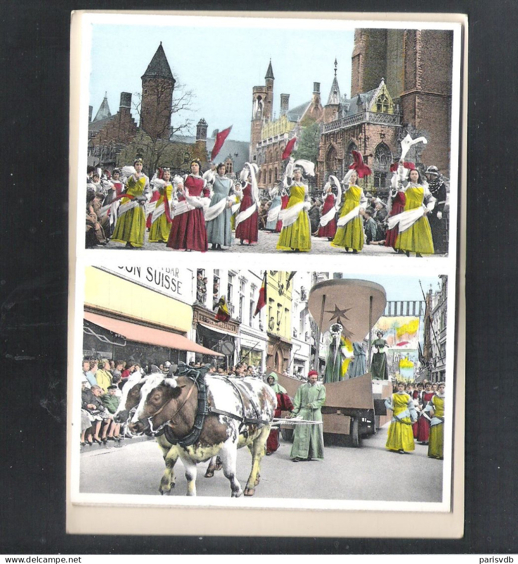 BRUGGE - HEILIG BLOED PROCESSIE - 10 POSTKAARTEN - NELS (6 Scans) (14.011) - Brugge