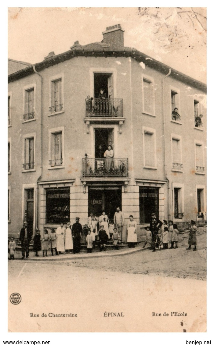 Epinal - Rue De Chantraine - Rue De L'Ecole (angle Notre-Dame-de-Lorette Et Rue René Perrout) - Epinal