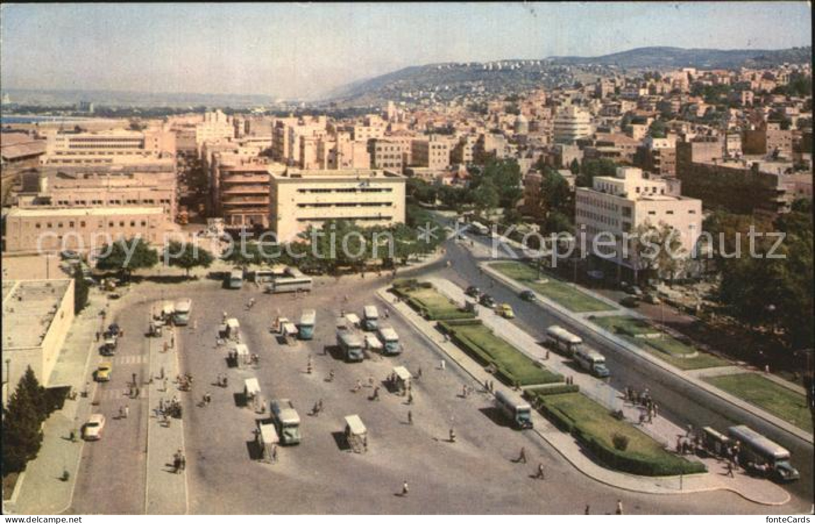 12440000 Haifa Town And Plumer Square Seen From The Dagon Silo Haifa - Israel