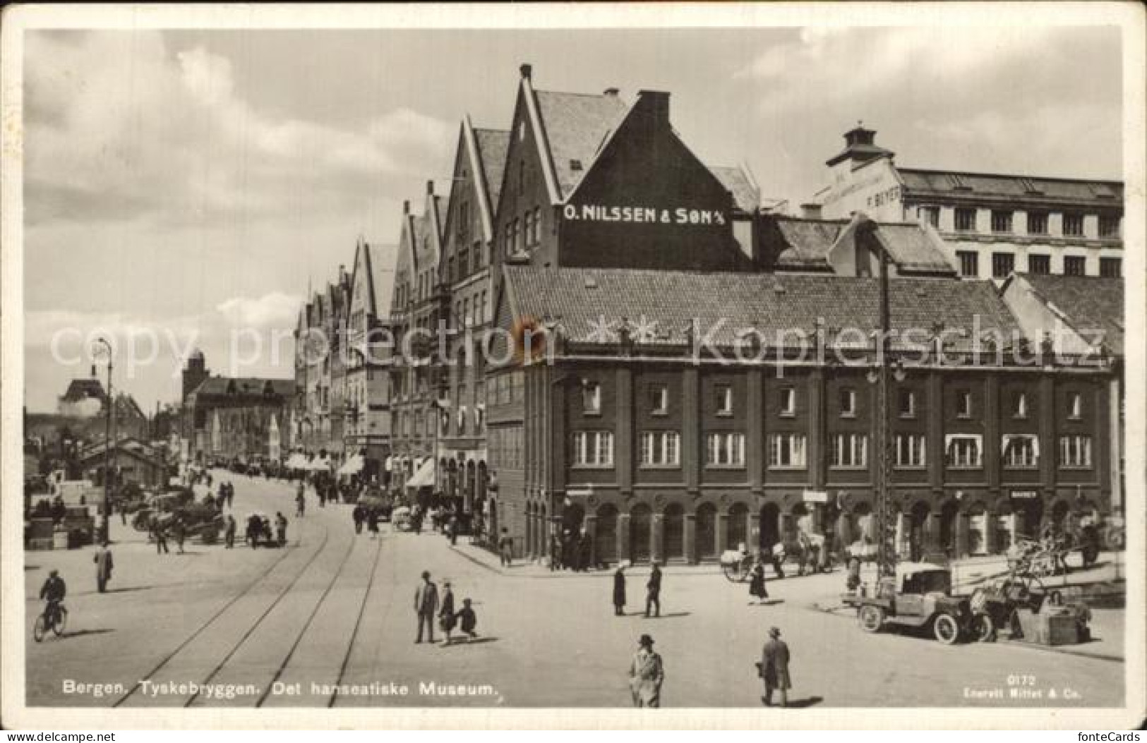 12439464 Bergen Norwegen Tyskebryggen Heanseatiske Museum Bergen Norwegen - Norvège