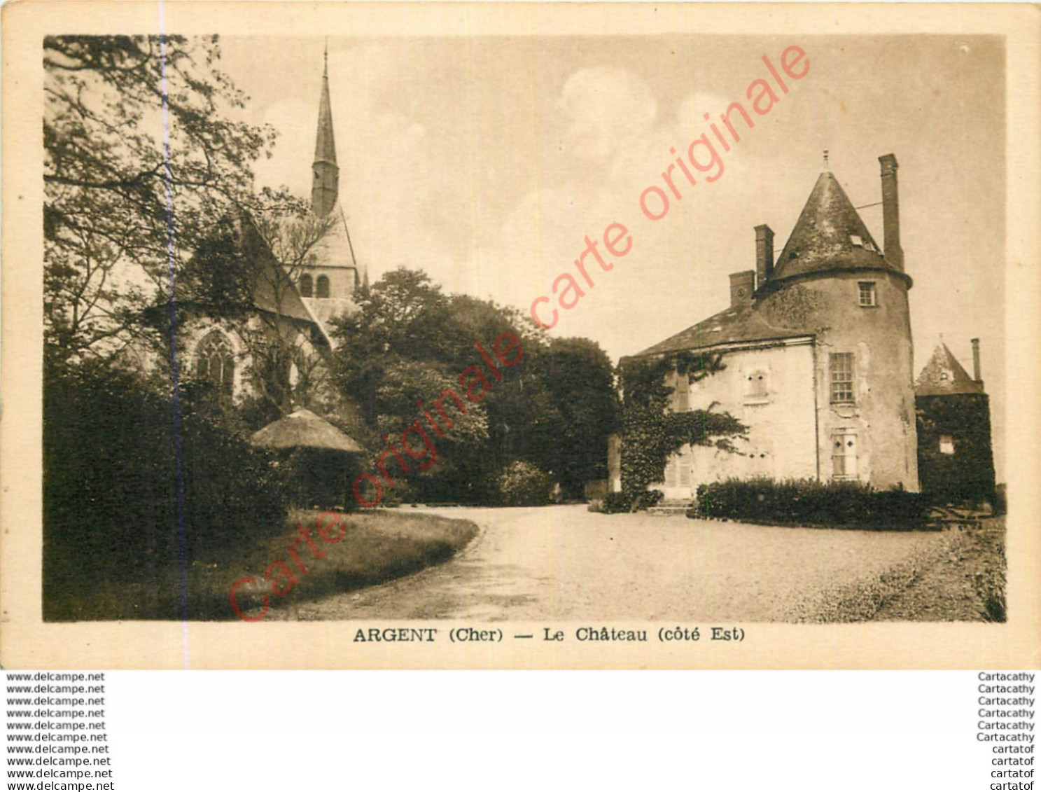 18.  ARGENT .  Le Château Côté Est . - Argent-sur-Sauldre