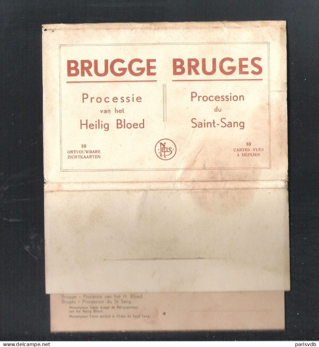BRUGGE - HEILIG BLOED PROCESSIE - 10 POSTKAARTEN - NELS (6 Scans) (14.012) - Brugge