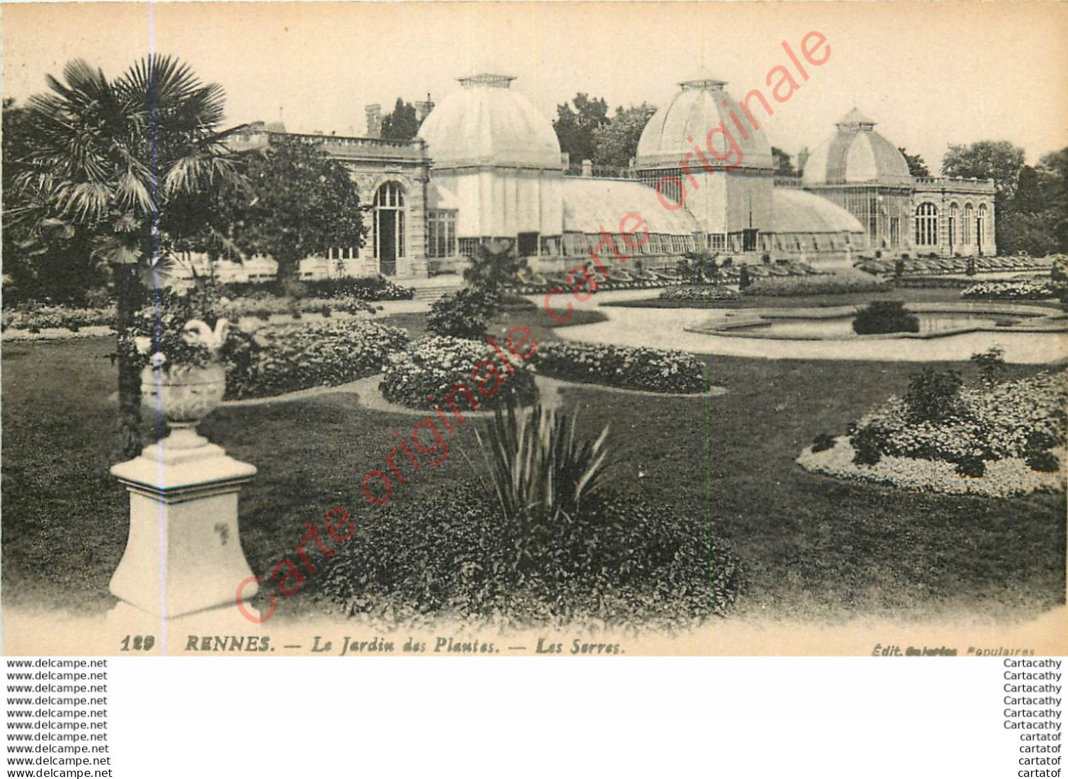 35.  RENNES .  Le Jardin Des Plantes .  Les Serres . - Rennes