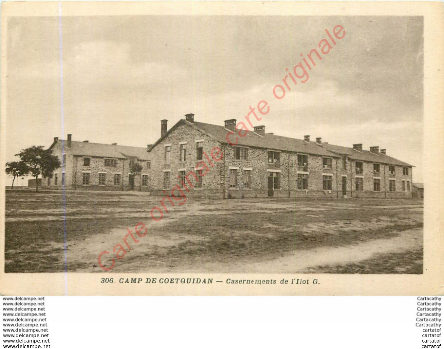 56.  CAMP DE COETQUIDAN .  Casernements De L'ILot G . - Autres & Non Classés