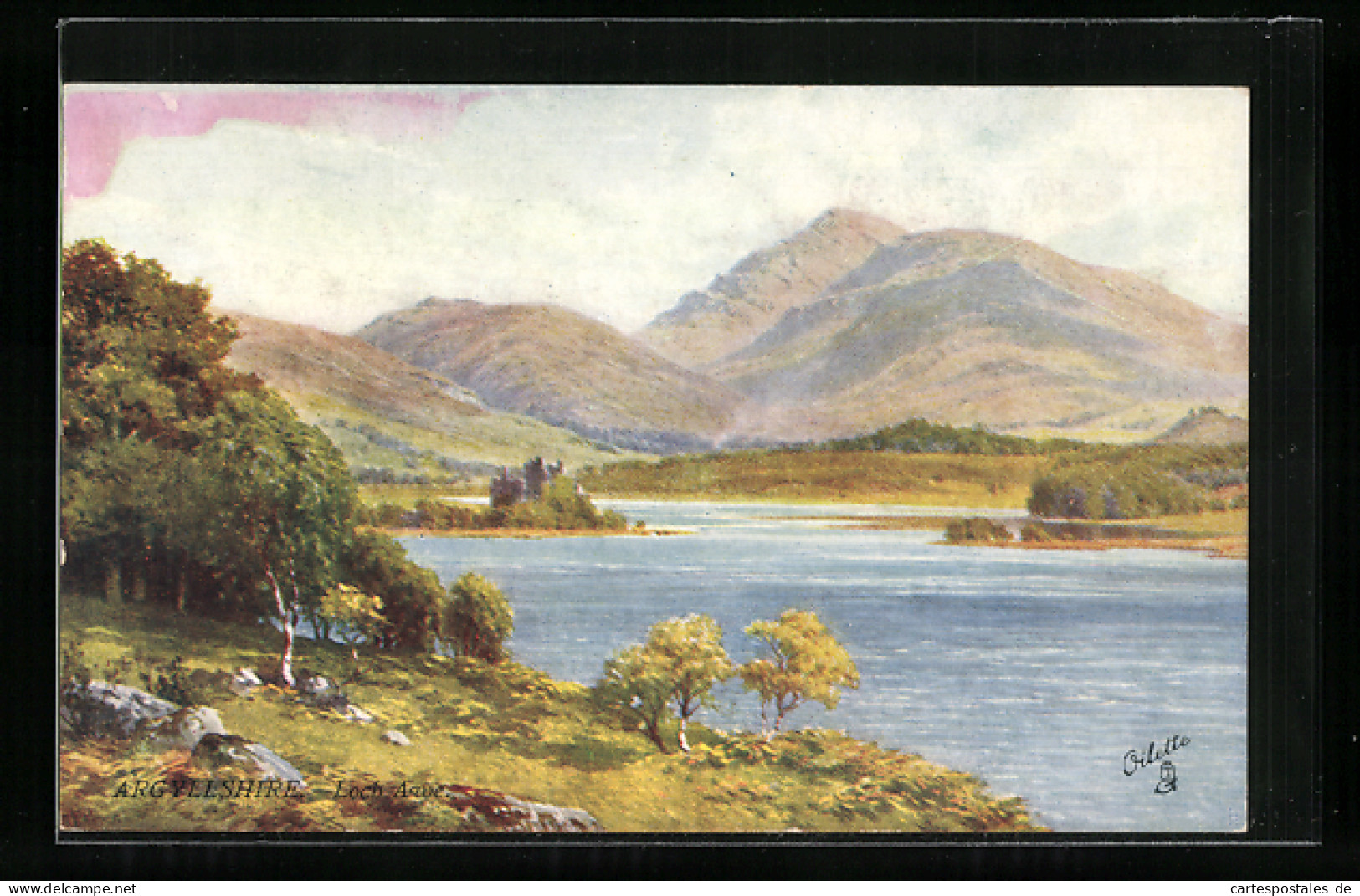 Künstler-AK Raphael Tuck & Sons Nr. 7345: Argyllshire, Loch Awe  - Tuck, Raphael