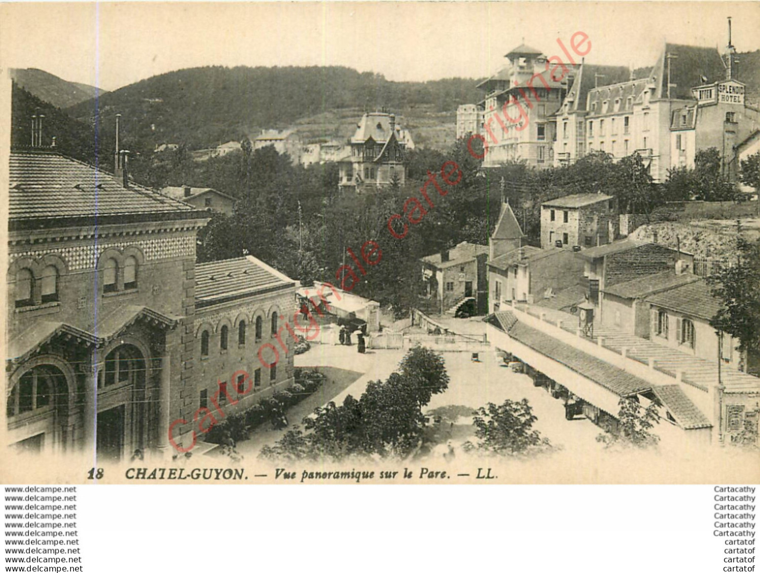 63.  CHATELGUYON .  Vue Panoramique Sur Le Parc . - Châtel-Guyon