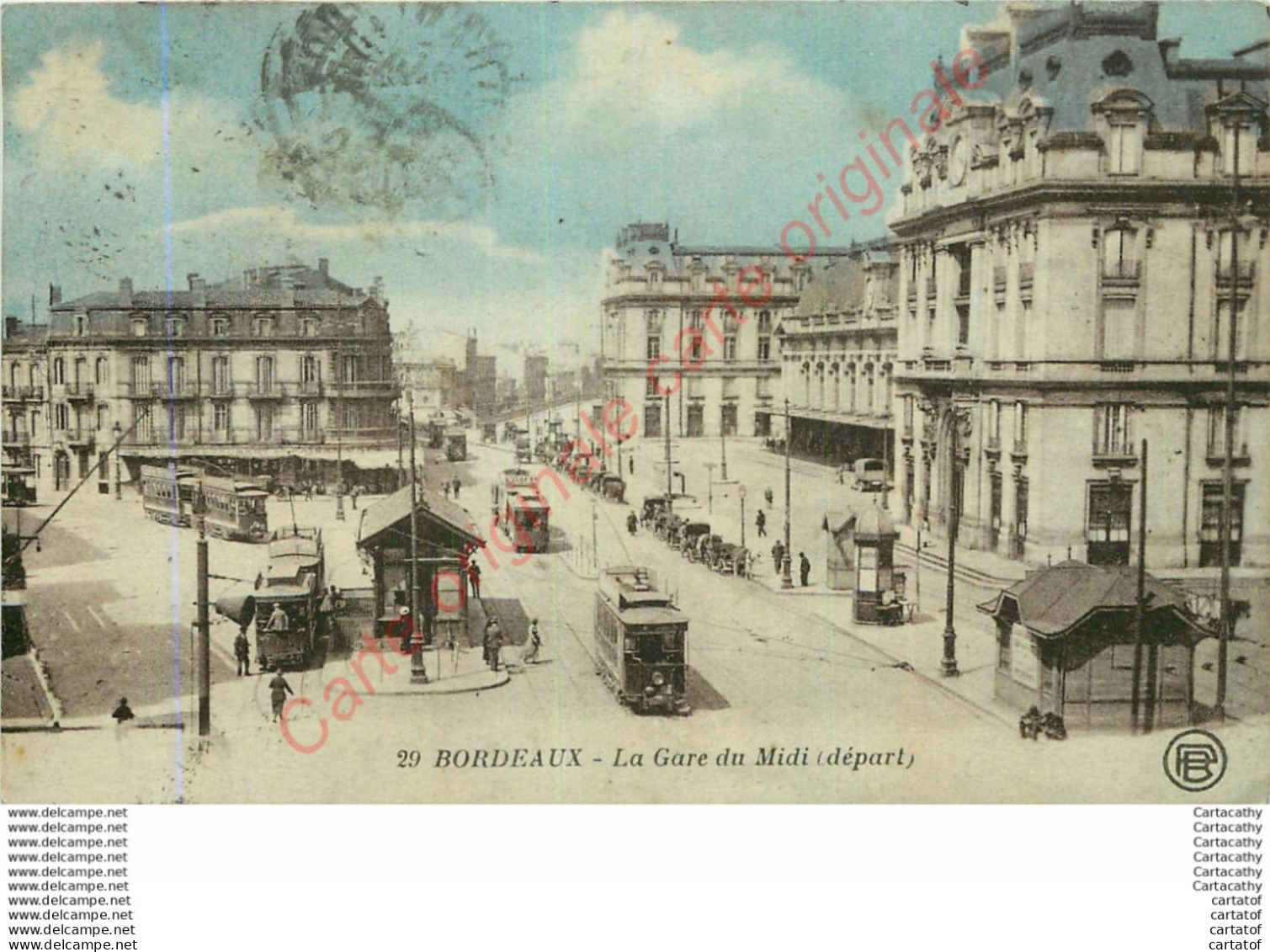 33.  BORDEAUX .  La Gare Du Midi Départ . - Bordeaux