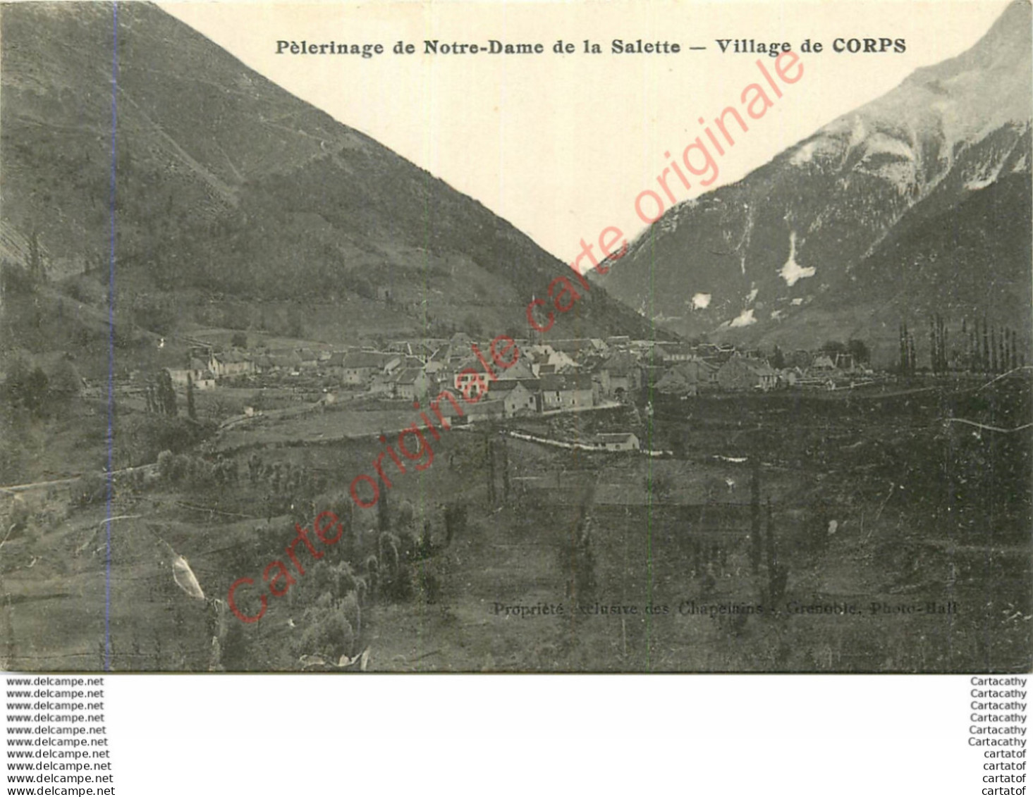 38.  Village De CORPS .  Pèlerinage De Notre Dame De La Salette . - Corps