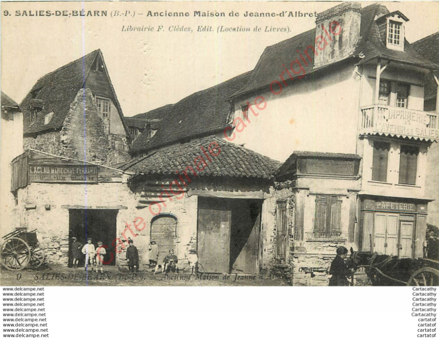 64.  SALIES DE BEARN .  Ancienne Maison De Jeanne D'Albret . - Salies De Bearn
