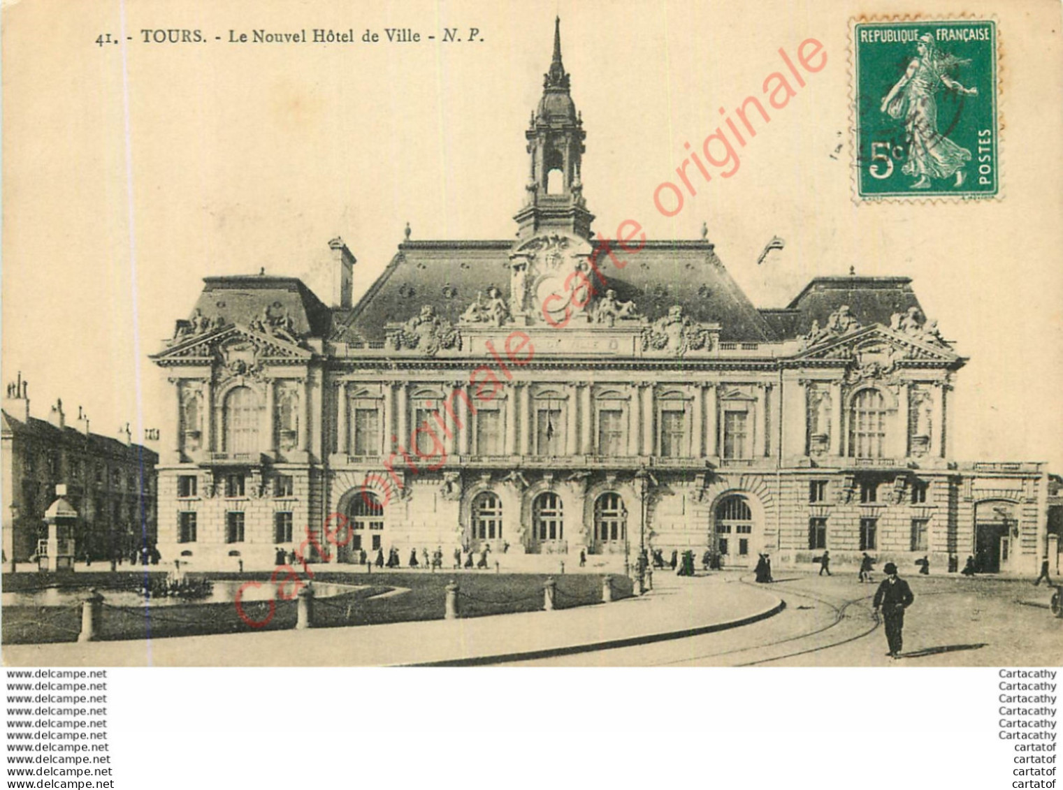 37.  TOURS .  Le Nouvel Hôtel De Ville . - Tours