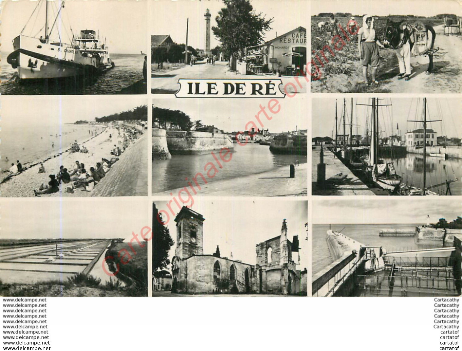 17.  ILE DE RE .  CP Multivues . - Ile De Ré