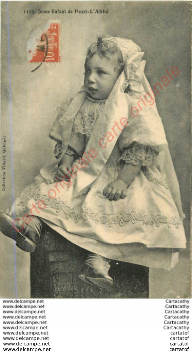 29.  Jeune Enfant De PONT L'ABBE .  Costumes Bretons . - Pont L'Abbe