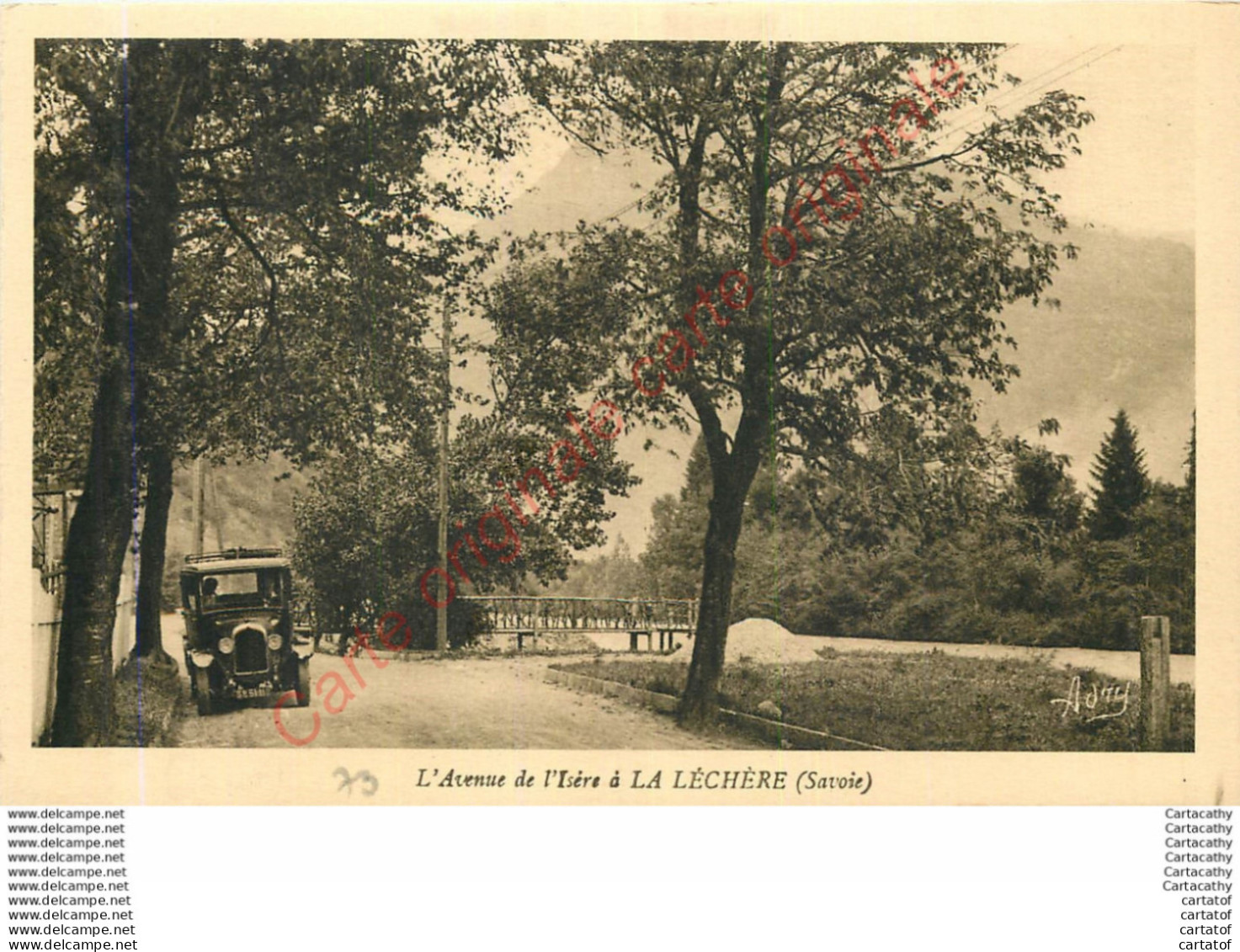 73.  LA LECHERE .  Avenue De L'Isère . - Other & Unclassified