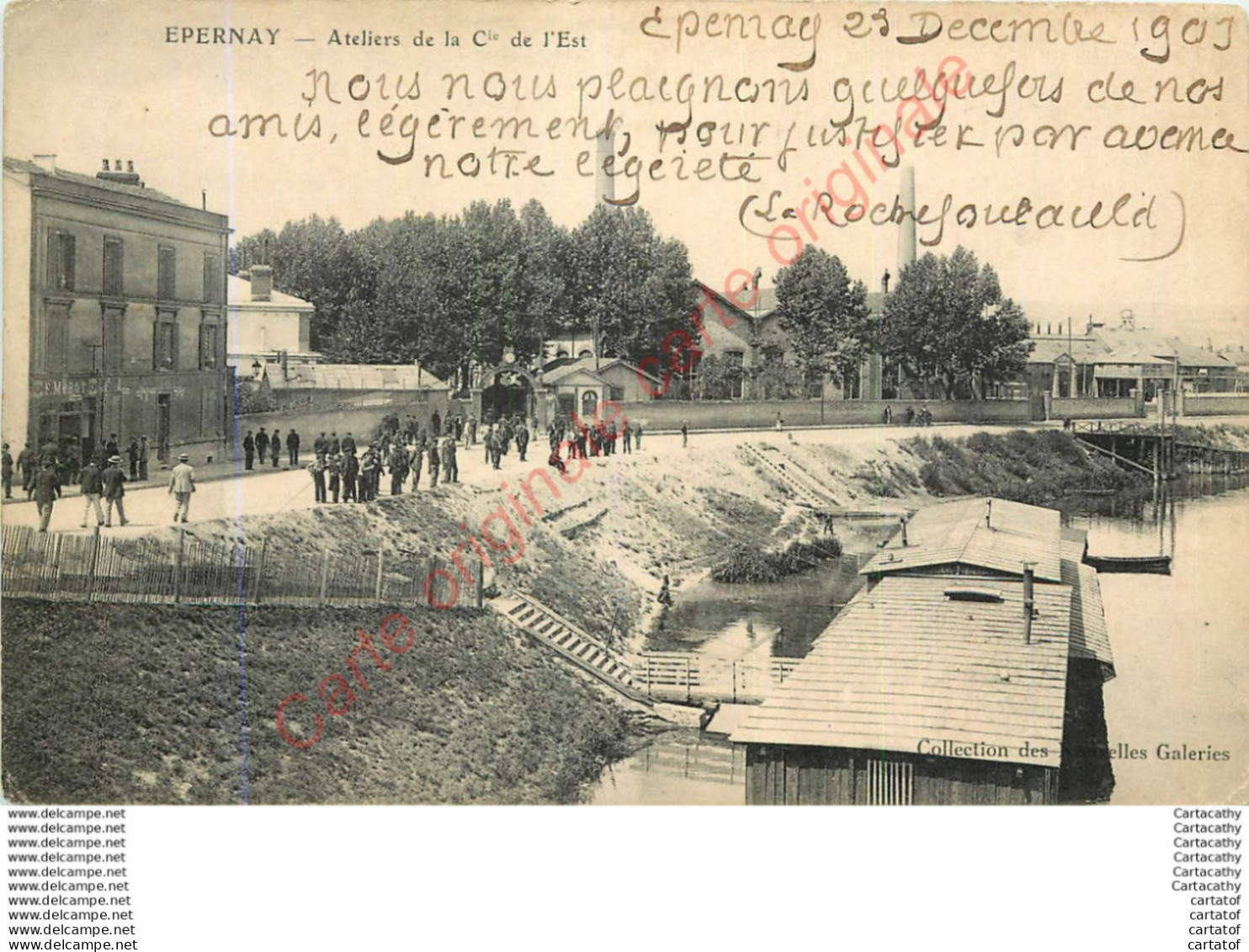 51.  EPERNAY .  Ateliers De La Cie De L'Est . - Epernay