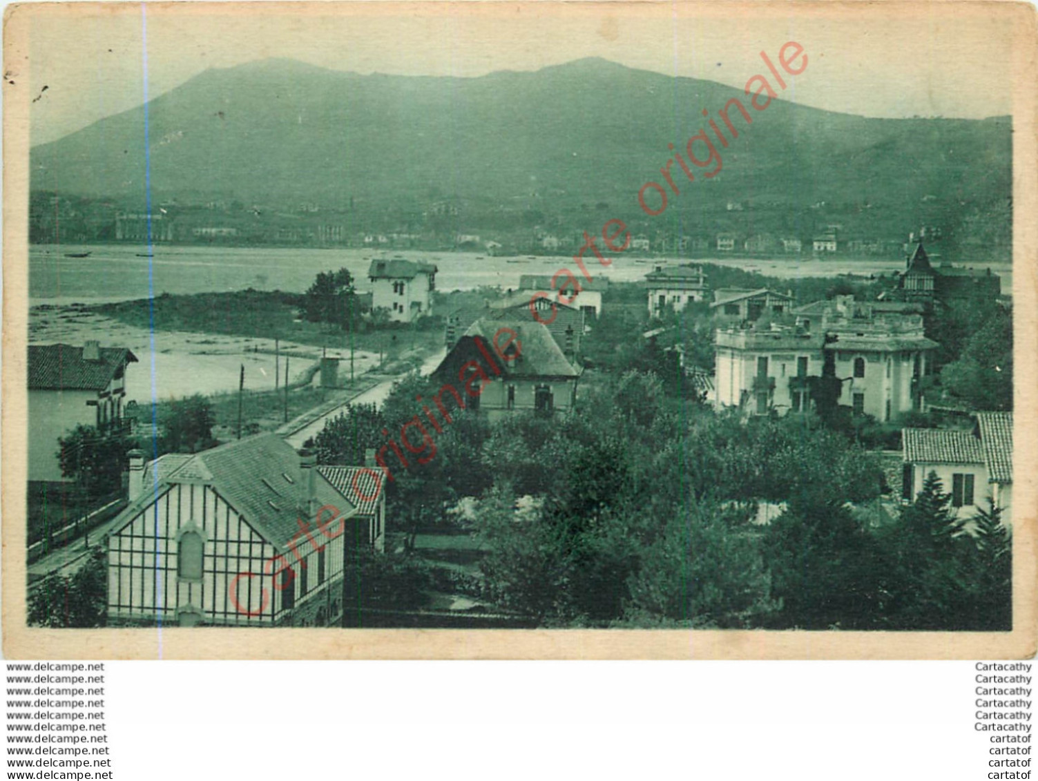 64.  HENDAYE .  Vue D'ensemble D'Hendaye Plage Côté Ouest . - Hendaye