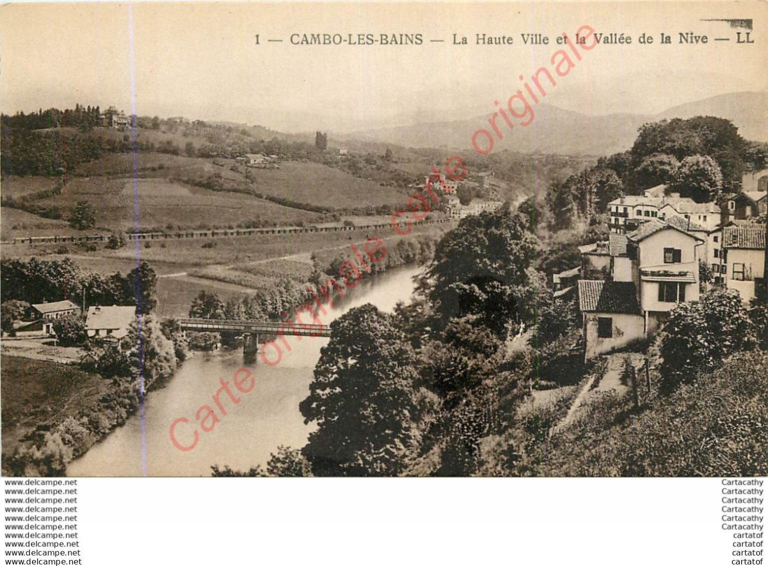 64.  CAMBO LES BAINS .  La Haute Ville Et La Vallée De La Nive . - Cambo-les-Bains