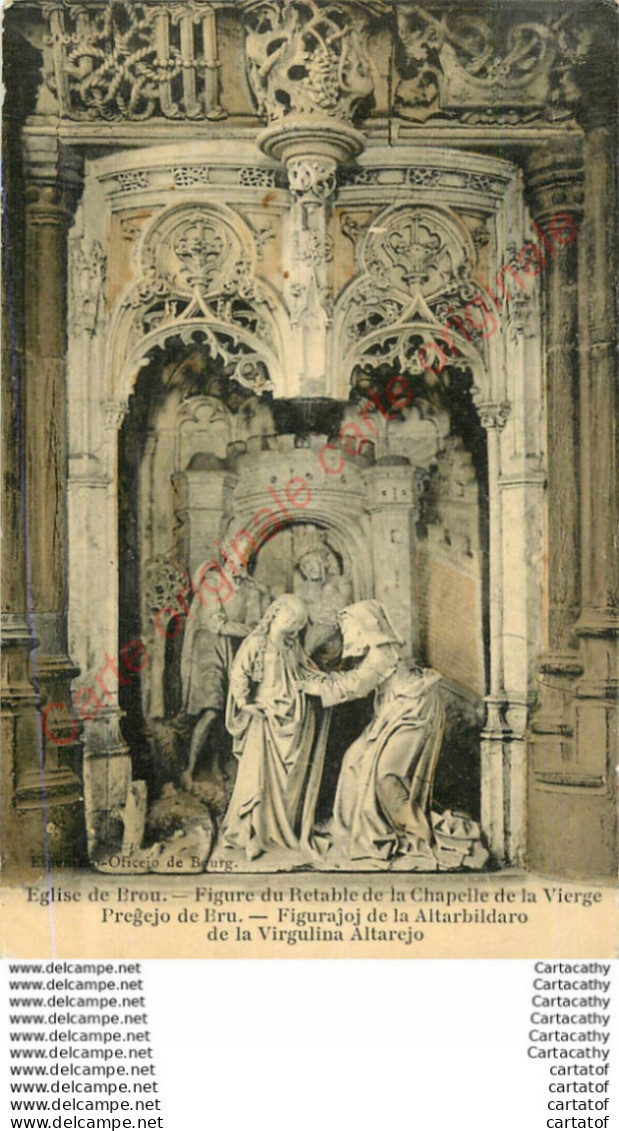 01. Eglise De BROU .  Figure Du Retable De La Chapelle De La Vierge . - Brou Church