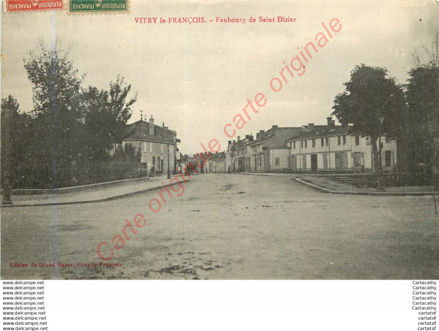 51.  VITRY LE FRANCOIS .  Faubourg De Saint Dizier . - Vitry-le-François