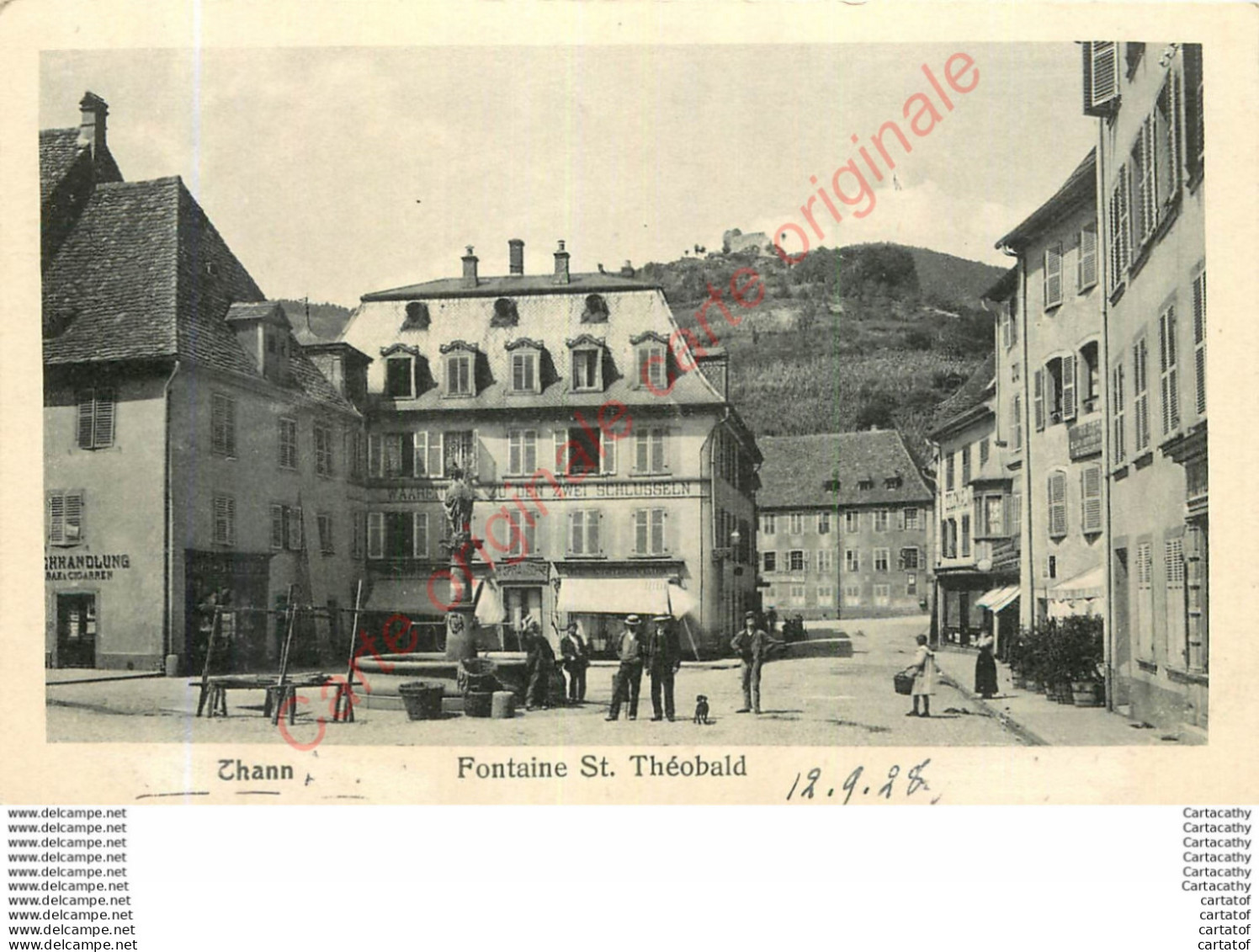 68.  THANN .  Fontaine St-Théobald . - Thann