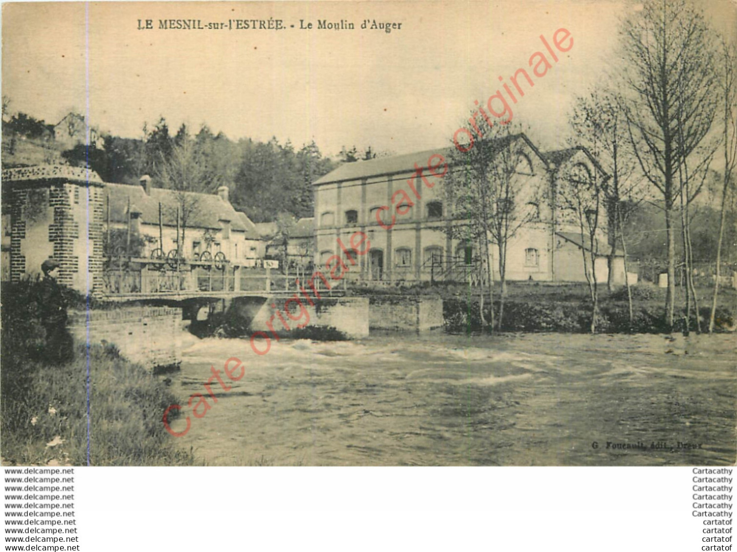 27.  LE MESNIL Sur L'ESTREE .  Le Moulin D'Auger . - Other & Unclassified