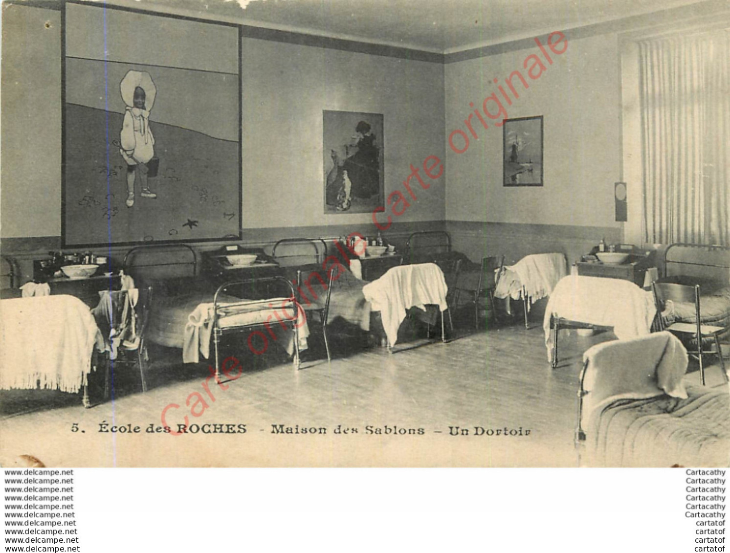 27.  Ecole Des ROCHES . Maison Des Sablons . Un Dortoir . - Verneuil-sur-Avre