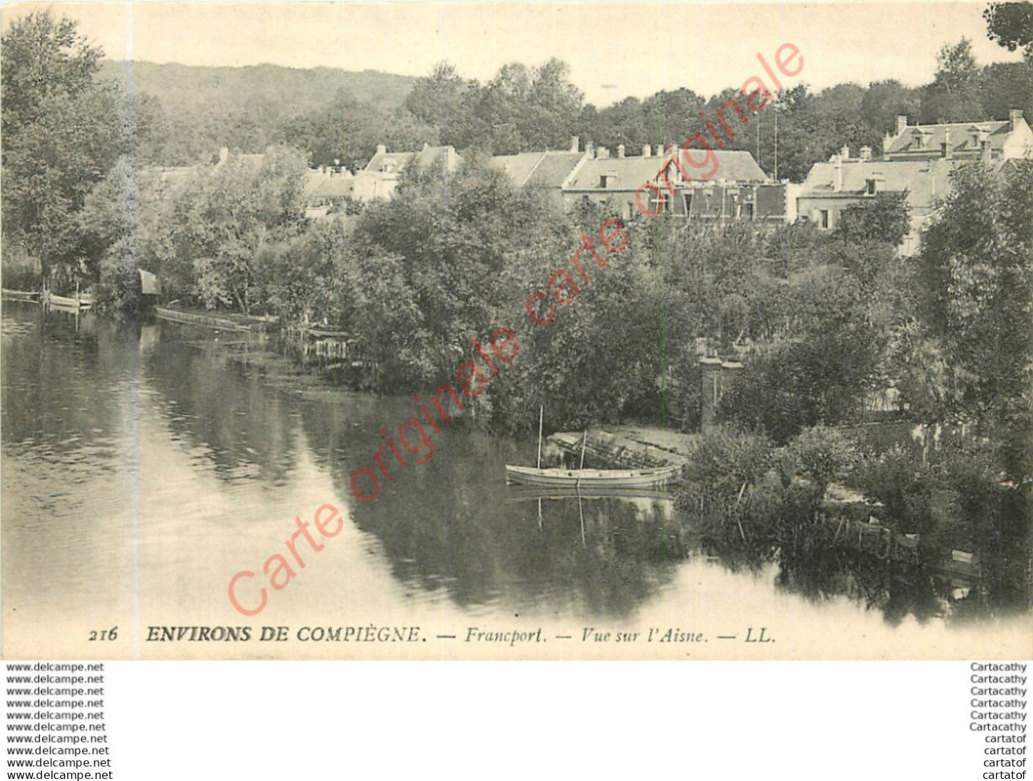 60.  COMPIEGNE .  Francport .  Vue Sur L'Aisne . - Compiegne