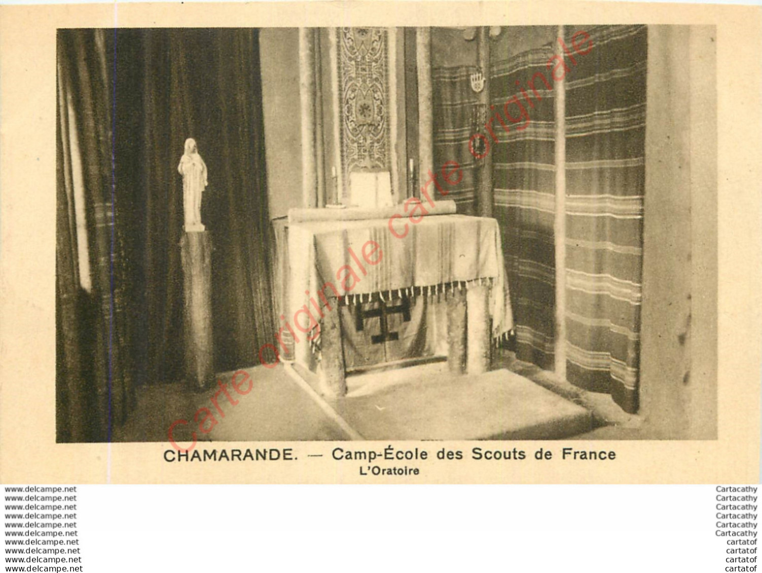 91.  CHAMARANDE .  Camp-Ecole Des Scouts De France .  L'Oratoire . - Sonstige & Ohne Zuordnung