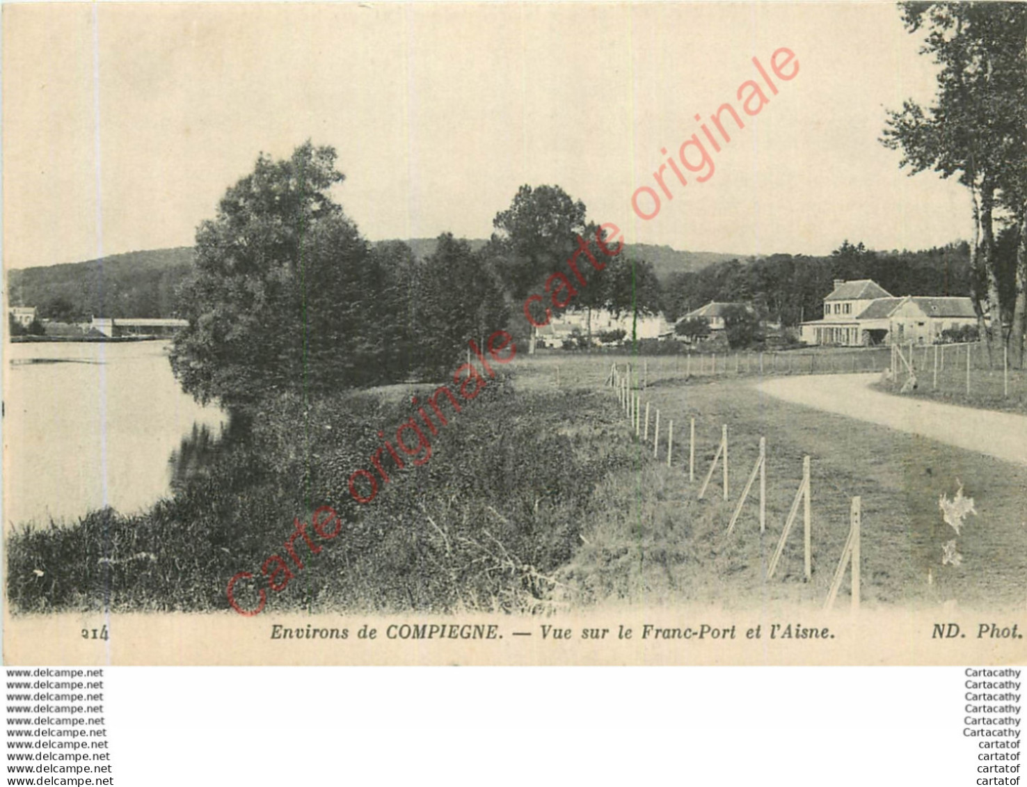 60.  COMPIEGNE .  Vue Sur Le Franc-Port Et L'Aisne . - Compiegne