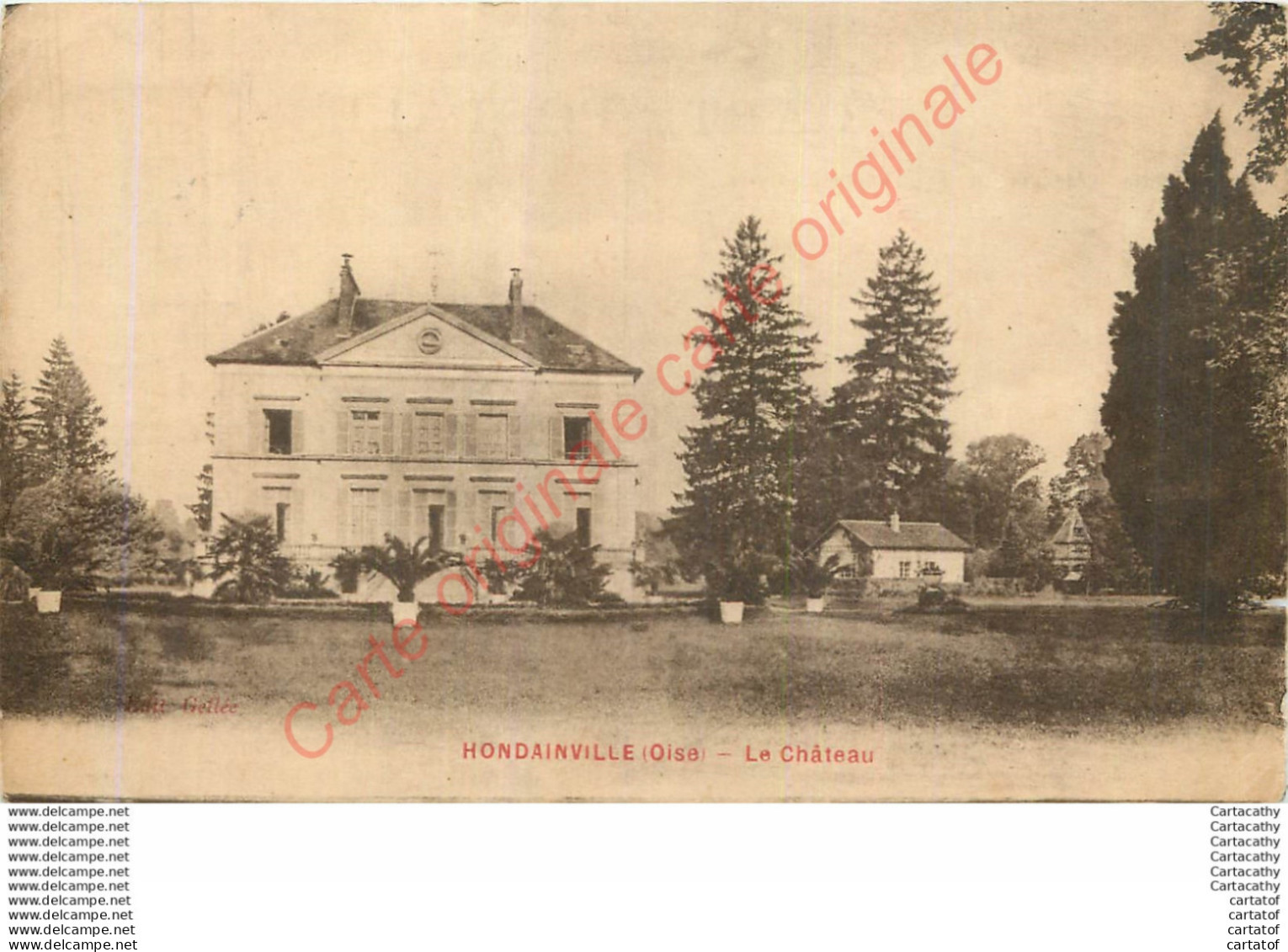 60.  HONDAINVILLE .  Le Château . - Autres & Non Classés