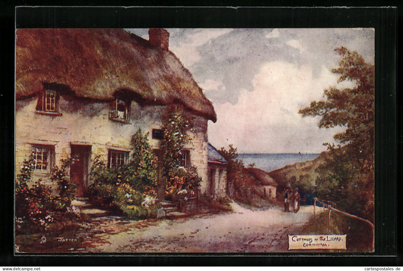 Künstler-AK Raphael Tuck & Sons Nr. 1681: Cottages On The Lizzard  - Tuck, Raphael