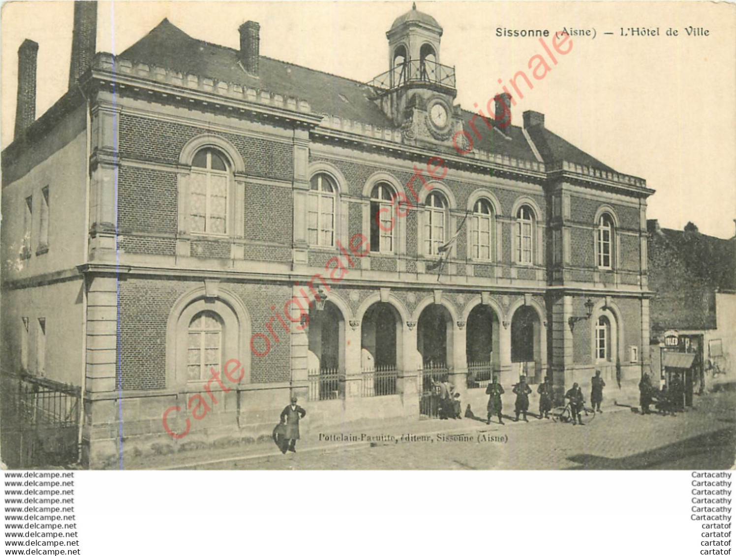 02.  SISSONNE .  Hôtel De Ville . - Sissonne