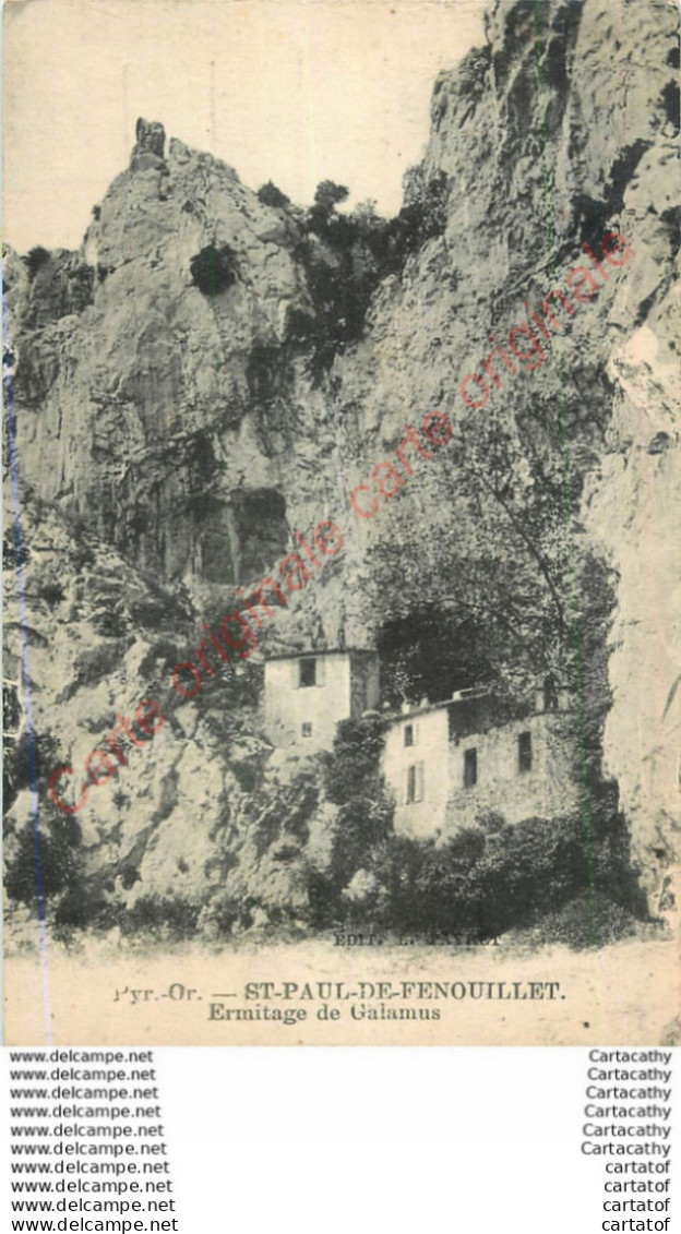 66.  SAINT PAUL DE FENOUILLET .  Ermitage De Galamus . - Sonstige & Ohne Zuordnung