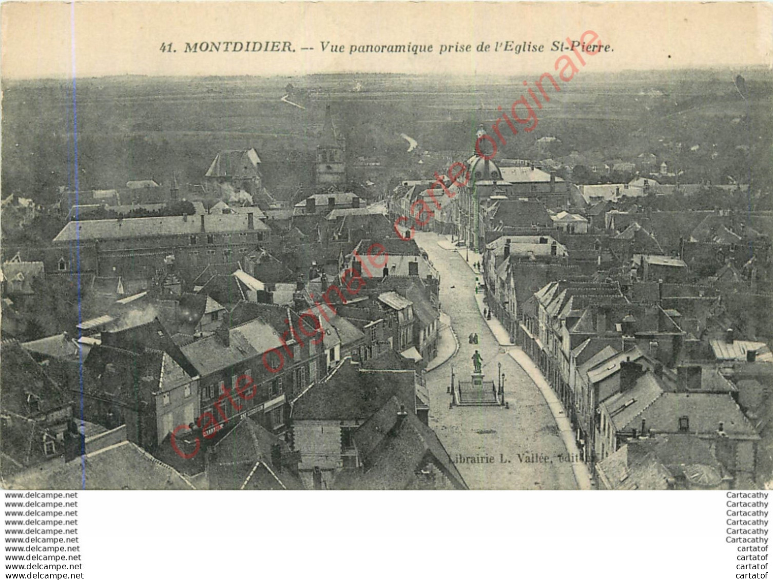 57.  MONTDIDIER .  Vue Panoramique Prise De L'Eglise St-Pierre . - Autres & Non Classés