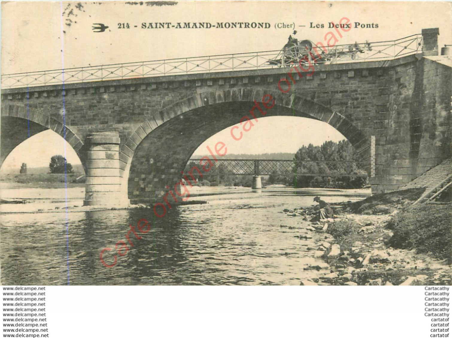 18.  SAINT AMAND MONTROND .   Les Deux Ponts . - Saint-Amand-Montrond