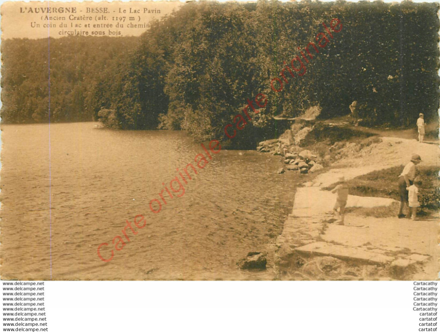 63.  BESSE .  Le Lac Pavin . - Besse Et Saint Anastaise