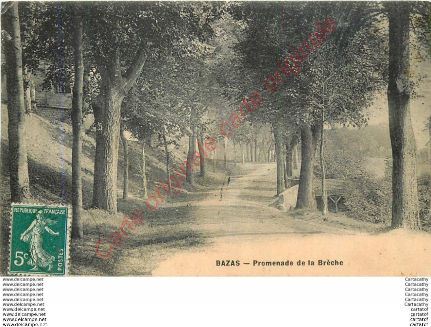 33.  BAZAS .  Promenade De La Brèche . - Bazas